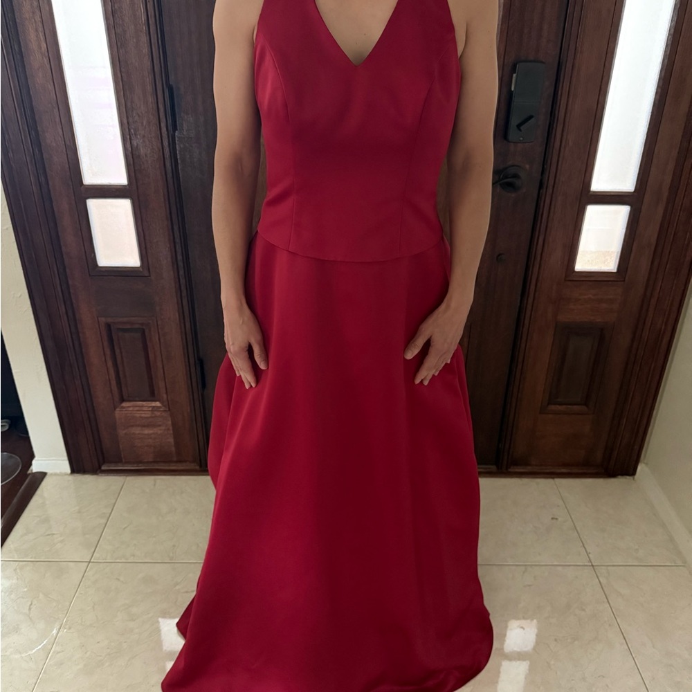 Elegant Red Bridesmaids Dresses